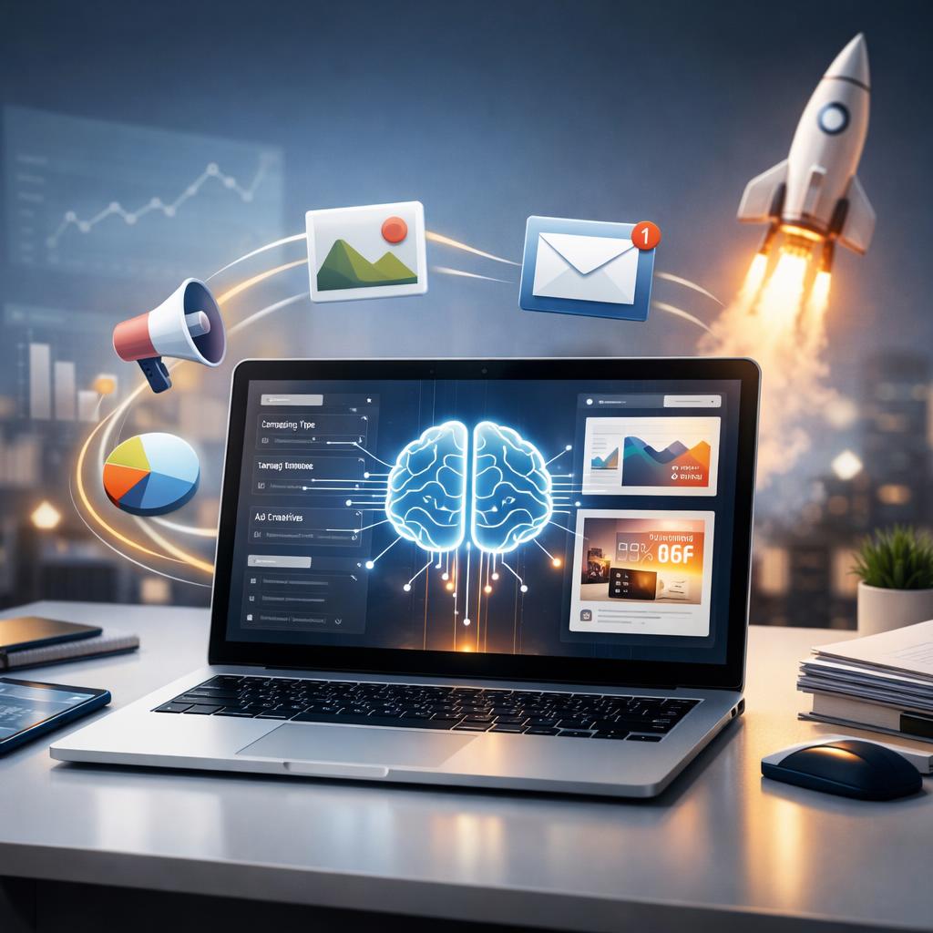 ai marketing campaign generator​ cover illustration