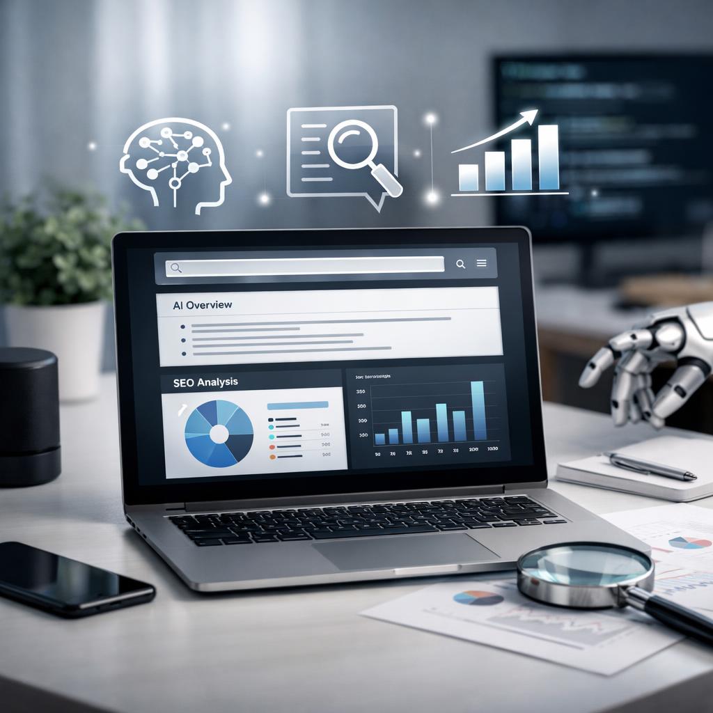 ai overviews checking tools​ cover illustration