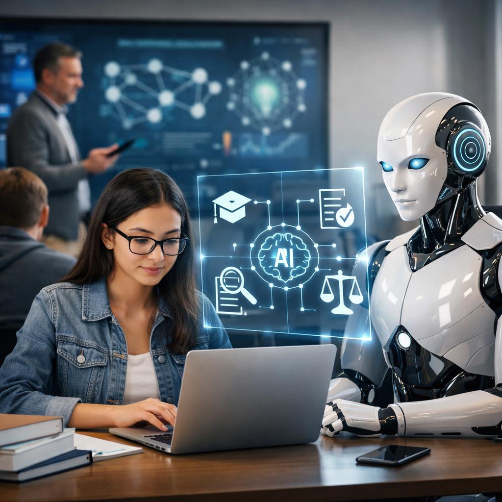 responsible ai use in education examples cover illustration
