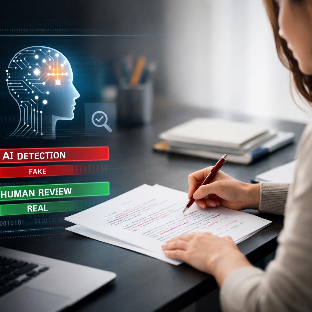 are ai detectors accurate after human editing cover illustration