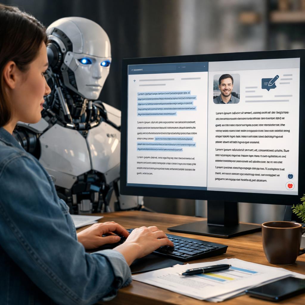how to humanize ai text for seo blog posts cover illustration