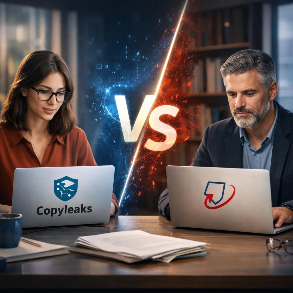 copyleaks vs turnitin for university instructors cover illustration