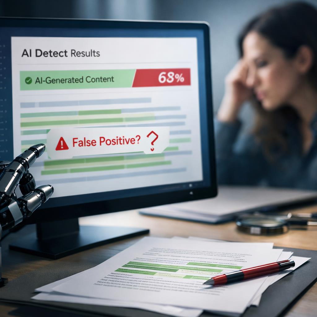 turnitin ai detector false positive examples cover illustration