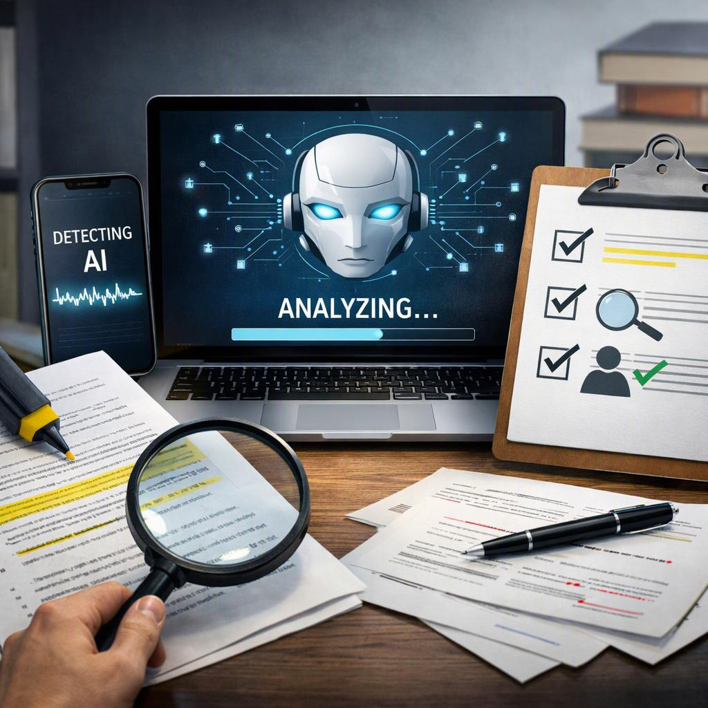 how to tell if something is written by ai cover illustration