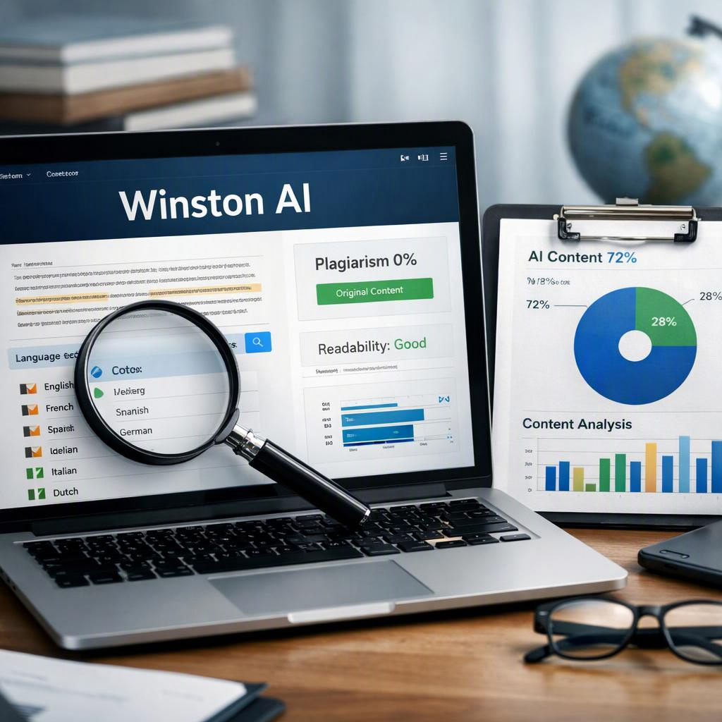 winston ai detector cover illustration