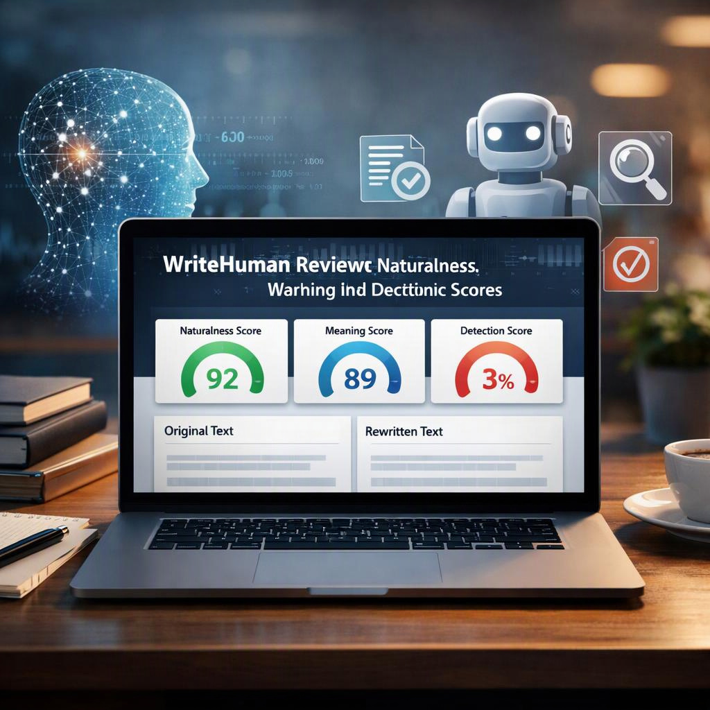 write human ai cover illustration