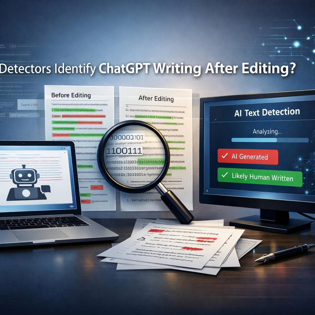 Can Detectors Identify ChatGPT Writing After Editing?