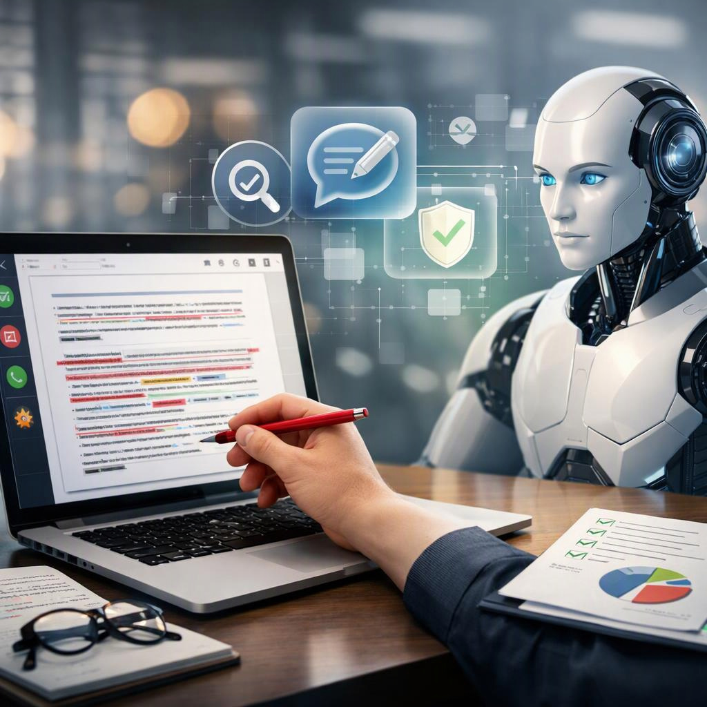 content brand accuracy ai cover illustration